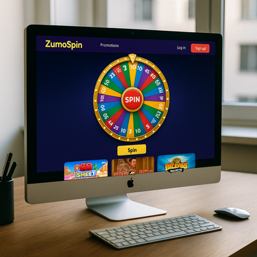 ZumoSpin Casino - Desktop Platform Interface - Modern Design